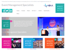 Tablet Screenshot of eventworkseurope.com